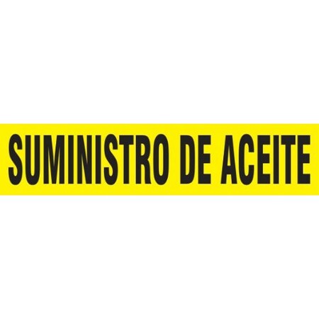 Accuform SPANISH PIPE MARKER SUMINISTRO DE SHRPK544STE SHRPK544STE